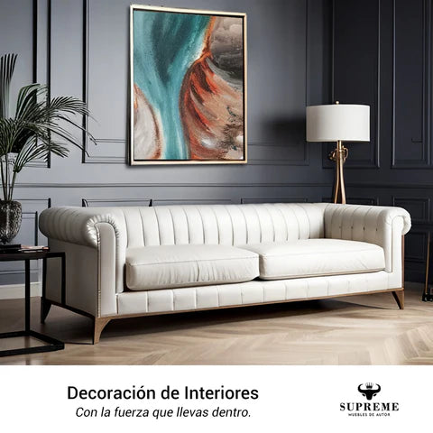 Diferentes tipos de pieles utilizadas en la fabricación de muebles.