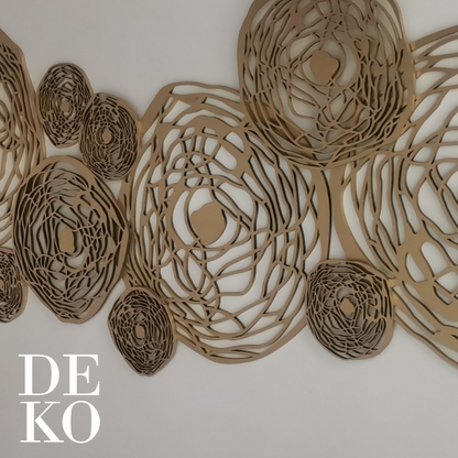 Paneles 3D Para Paredes - Modelo Nidos de Pájaro 10 con Envio Gratis en DEKO