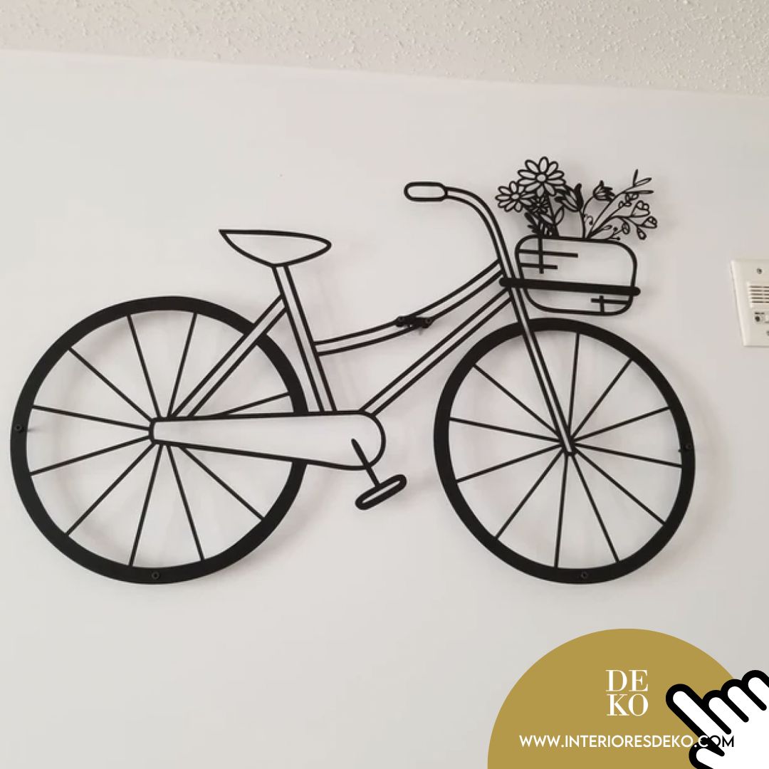 Paneles 3D Para Paredes - Modelo Bicicleta Vintage con Envio Gratis en DEKO